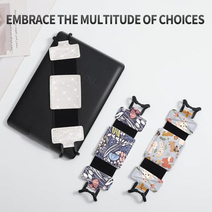 MoKo Soft Hand Strap for 6-8" Kindle eReaders Fire Tablet, Glitter White - color: Glitter White, style: Soft Pu Strap