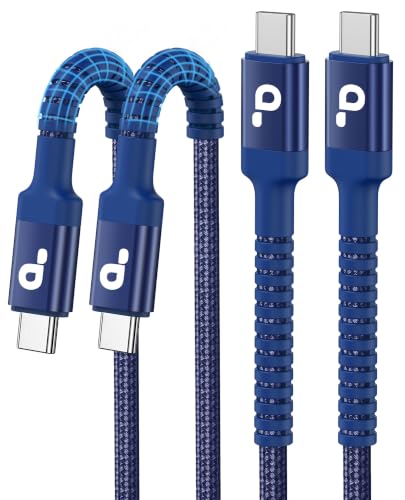 USBC Cable 6FT, Long USB C to USB C Cable 60W Fast Charging, 2Pack-Blue - color: Blue, size: 6FT, style: USB C to USB C