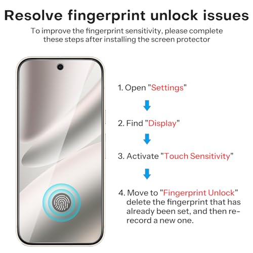 OMOTON 3+2 Pack for Google Pixel 10 Pro Screen Protector 6.3 inch - size: Pixel 10 pro-6.3 inch