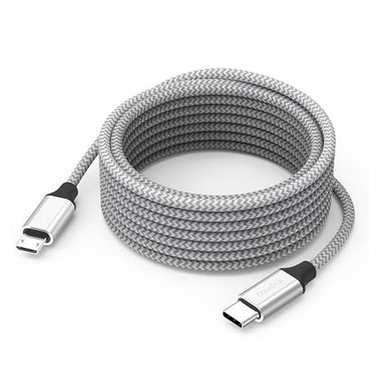 Micro USB to USB C Cable 20 Ft Extra Long Charging Cord - size: 20 Feet