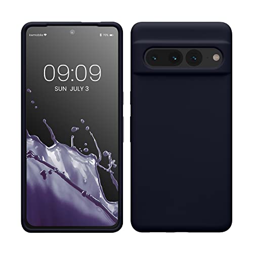 kwmobile Case Compatible with Google Pixel 7 Pro Case - TPU Silicone Phone Cover with Soft Finish - Deep Ocean - color: Deep Ocean, size: Pixel 7 Pro
