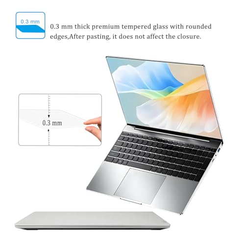i-Tensodo 2 Pack 15.6 Inch Tempered Glass Screen Protector for HP Envy x360 15.6/Pavilion 15.6/ Probook 15.6/EliteBook 15.6/OMEN 15.6/Victus 15.6/Ominbook 3 15.6, HP 15.6" 16:9 Laptop, 9H Hardness - color: Tempered Glass