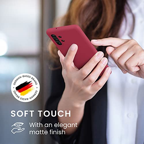 kwmobile Case Compatible with Samsung Galaxy A13 4G Case - Soft Slim Protective TPU Silicone Cover - Sweet Cherry - color: Sweet Cherry, size: Galaxy A13 4G