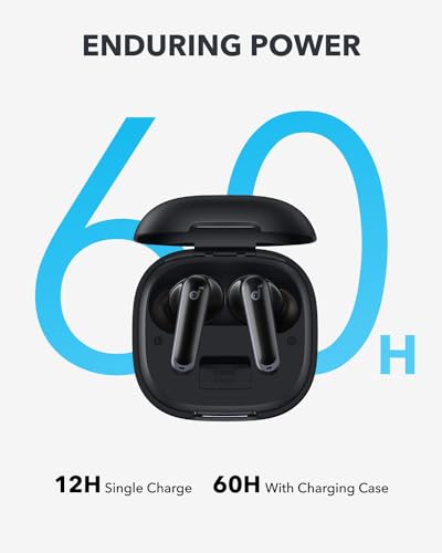 Soundcore P40i by Anker Noise Cancelling Earbuds with Adaptive ANC - color: Midnight Black