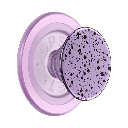 PopSockets Phone Grip for MagSafe, Magnetic Holder- Sugar Plum Speckle - color: Plum Speckle, style: MagSafe