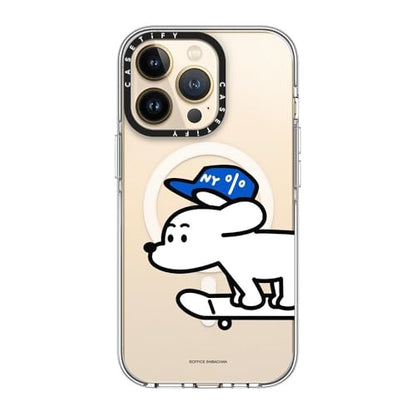 CASETiFY for iPhone 13 Pro Case - Impact Clear Compatible with MagSafe | Not Yellowing | 6.6 ft. 3x Military Grade Drop Protection | Skater JOHN (Standard) | Clear - color: Skater JOHN (Standard), size: Iphone 13 Pro (6.1")