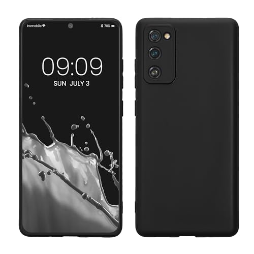 kwmobile Case Compatible with Samsung Galaxy S20 FE Case - Protective Slim TPU Phone Cover - Soft Matte Finish - Black - color: black, size: Galaxy S20 FE