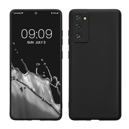 kwmobile Case Compatible with Samsung Galaxy S20 FE Case - Protective Slim TPU Phone Cover - Soft Matte Finish - Black - color: black, size: Galaxy S20 FE