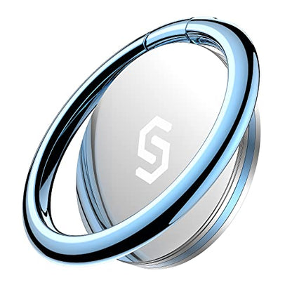 SYNCWIRE Adhesive Phone Ring Holder, Cell Phone Grip, iPhone Ring Stand - color: Blue, size: 1 Pack