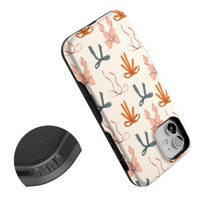 Casely iPhone 12 Mini Case | Gourdy Girlie | Harvest Bows | Bold Protective Design | MagSafe Compatible Design - color: Gourdy Girlie | Harvest Bows, size: Iphone 12 Mini
