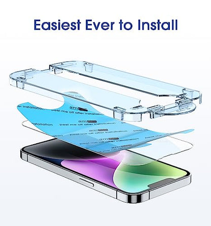 amFilm OneTouch for iPhone 14 Plus/iPhone 13 Pro Max 6.7" Screen Protector - size: IPH13P/14Plus-6.7"