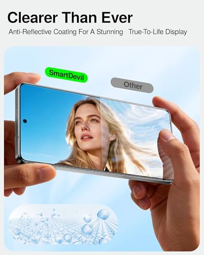 SMARTDEVIL for Samsung Galaxy S26 Ultra Screen Protector Anti-Reflective | AR Tempered Glass Film, 9H Scratch & SGS Impact Resistant, In-Display Fingerprint Reader Compatible, Easy Install System - size: S26 Ultra 6.9 inches with AR