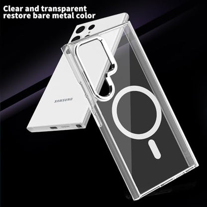 Lunivop for Samsung Galaxy s24 Ultra Case Hard [Compatible with Magsafe Wireless Charging] Yellowing Resistant Magnetic Cover Clear para S 24 Ultra 6.8 '' 5G 2024 Rugged Best Phone Cases Clear - color: Clear, size: Compatible with Samsung Galaxy S24 Ultra