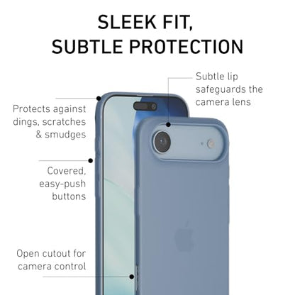 PEEL Super Thin Case for iPhone 17 Air (Mist Blue) - color: Mist Blue, size: Super Thin