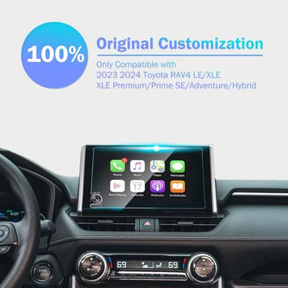 Screen Protector for 2023 2024 2025 Toyota RAV4 8” HD Clear - size: HD 8 Inch