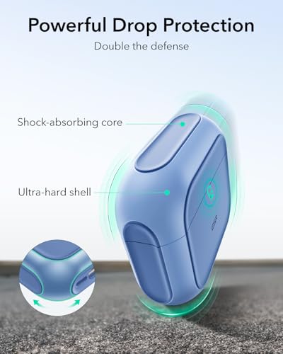 ESR for AirPods 5/4 Case (2026/2024), Compatible with MagSafe, Blue - color: Navy Blue, size: AirPods 5&4 Case