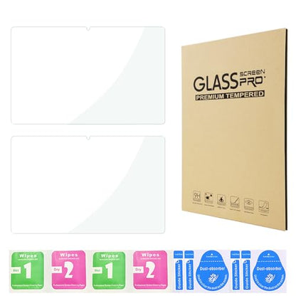 Bighan 2 Pack Screen Protector Compatible with Lenovo Idea Tab/Lenovo Tab M11 11", 9H Hardness Tempered Glass Film Clear Anti-Bubble Full Coverage foil
