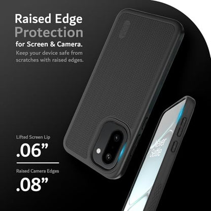 TUDIA MergeGrip Designed for OnePlus 15R Case 5G (2026) - [Military Grade Drop Tested] Dual Layer Shockproof Slim Rugged Tough Protective Phone Cases Cover (Black) - color: Black