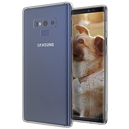 Galaxy Note 9 Clear Case,Slim Thin Soft Flexible TPU Rubber Gel Skin Silicone Lightweight Anti-Scratch Shockproof Protective Cases Cover for Samsung Galaxy Note 9,Crystal Clear - color: Crystal Clear