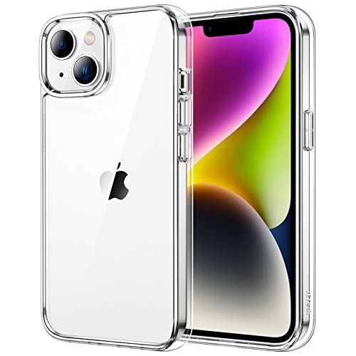 JETech Case for iPhone 14 Plus 6.7-Inch, Non-Yellowing Shockproof Phone Bumper Cover, Anti-Scratch Clear Back (Clear) - color: Clear, size: iPhone 14 Plus