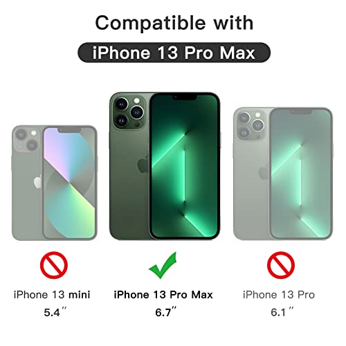 JETech Full-Coverage Screen Protector for iPhone 13 Pro Max, 3-Pack | Black Edge Tempered Glass, Easy Installation Tool, HD Clear, Case-Friendly - size: iPhone 13 Pro Max