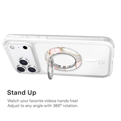 VELVET CAVIAR Compatible with MagSafe Phone Grip - color: Geometric Marble