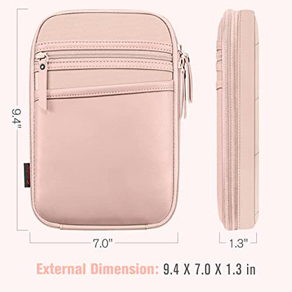 FINPAC Concealed Carry Gun Pouch, Soft Pistol Case Fanny Pack Firearm Bag | Pistol Bag Waist Belt with Holster for Handgun, Air Gun, Men, Women - color: Rose Gold - Standard Size