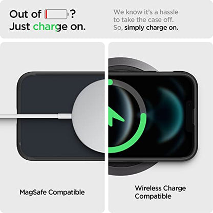 Spigen for iPhone 13 Case, Ultra Hybrid [No Magnet Ring][Anti-Yellowing] - Frost Black - color: Frost Black, size: iPhone 13