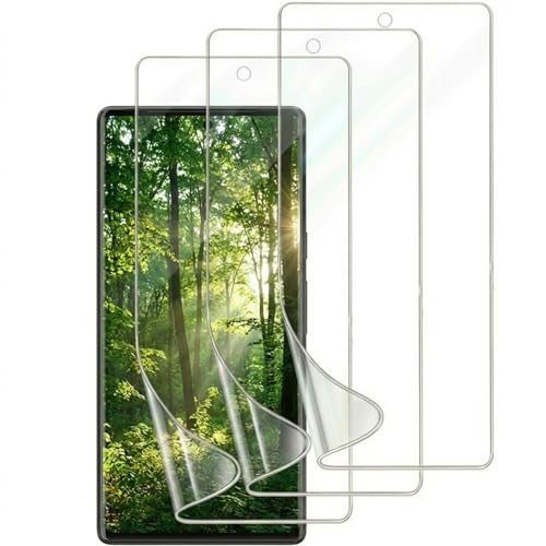 3 Pack for Google Pixel 8 Screen Protector [Not Glass], Anti-Scratch, Compatible Fingerprint, Full Adhesive Flexible Film for Google Pixel 8 - size: for Google Pixel 8