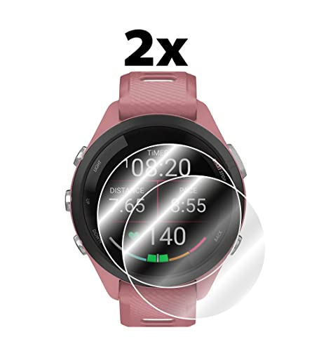 IPG for Garmin Forerunner 265s, Case Dimention: 42mm Hydrogel Screen Protector (2 Units) Invisible HD Clear Film Anti Scratch Guard-Smooth/Self-Healing/Bubble for Forerunner265s-42mm - size: Forerunner 265s-42mm