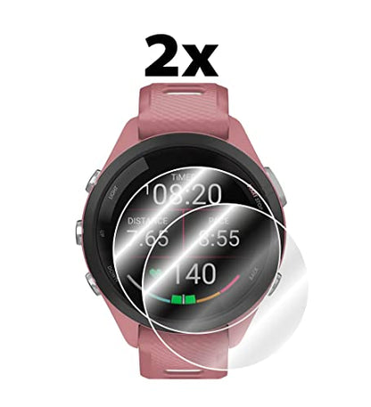 IPG for Garmin Forerunner 265s, Case Dimention: 42mm Hydrogel Screen Protector (2 Units) Invisible HD Clear Film Anti Scratch Guard-Smooth/Self-Healing/Bubble for Forerunner265s-42mm - size: Forerunner 265s-42mm