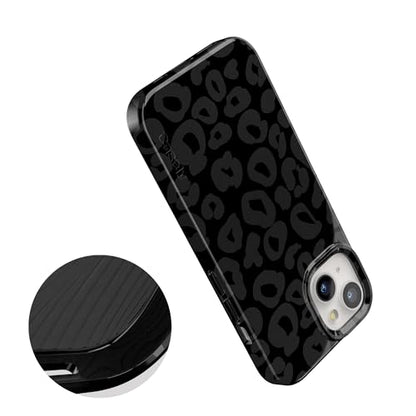 Casely iPhone 15 Plus Case | Into the Wild | Black Leopard | Compatible with MagSafe | Classic Ultra Slim Design - color: Into the Wild | Black Leopard