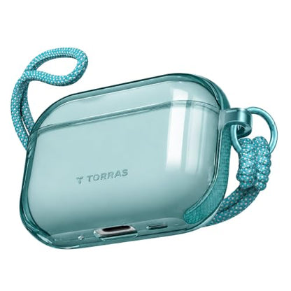 TORRAS A3 Neo for AirPods Pro 3 Case with Lanyard, 3rd Gen, Glacier Sprint - color: Glacier Sprint