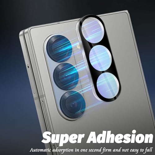 Orzero (3 Pack) Camera Lens Protector Compatible for Samsung Galaxy Z Fold 6, Protector de Cámera Tempered Glass 9 Hardness High Definition Anti-Scratch Case Friendly Does not Affect Night Shots - size: Samsung Galaxy Z Fold 6