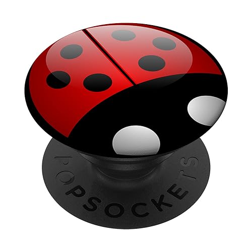 Cute Ladybug Insect PopSockets PopGrip: Swappable Grip for Phones & Tablets PopSockets Adhesive PopGrip