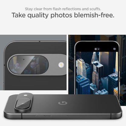 Spigen Glas.tR EZ FIT Optik Camera Lens Protector for Pixel 9 - size: Pixel 9