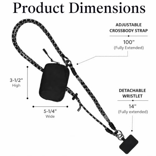 Save the Girls Active Clip & Go Phone Lanyard Rope Strap, Royal Blue - color: Royal Blue