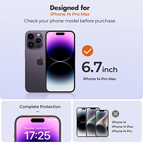 UNBREAKcable 3-Pack Screen Protector for iPhone 14 Pro Max Tempered Glass - size: iPhone 14 Pro Max