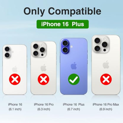 Alpatronix Battery Case for iPhone 16 Plus, 15W Fast Wireless Charging Case, Portable Strong Slim Protective Extended Rechargeable Charger Case, Support CarPlay Compatible with iPhone 16 Plus (Black) - size: Apple iPhone 16 Plus (6.7 inch)