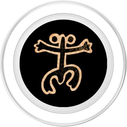 Puerto Rico Coqui Frog Taino Art Boricua Symbol PopSockets PopGrip for MagSafe - style: Magnetic PopGrip
