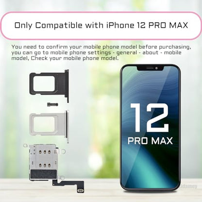 for iPhone 12 Pro Max Dual SIM Card Reader Flex Cable Replacement