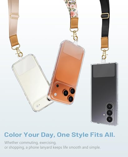 Yonlevres Phone Lanyard Crossbody Strap Wrist Neck Adjustable Women Solid - color: 0 Solid