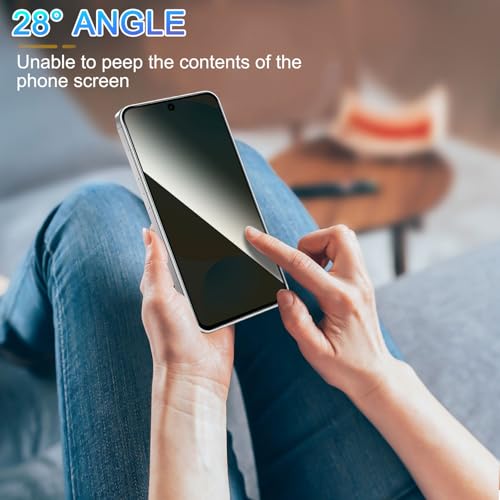2 Pack Privacy Screen Protector for Samsung Galaxy S24 FE