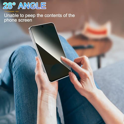 2 Pack Privacy Screen Protector for Samsung Galaxy S24 FE