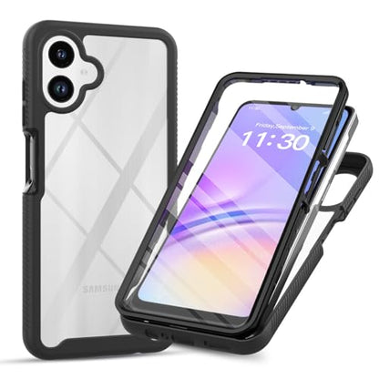 for Samsung Galaxy A07 / A06 Case with Screen Protector, Black