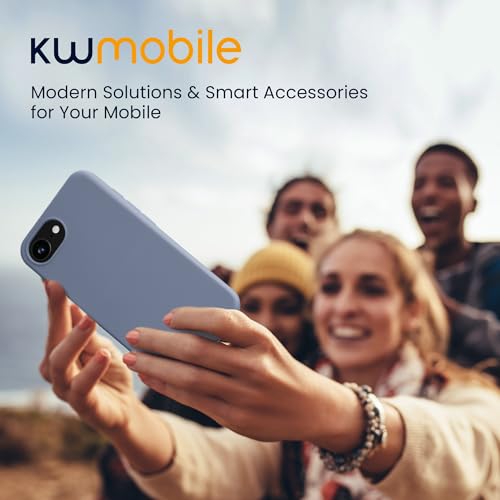 kwmobile Case Compatible with Apple iPhone 17e / iPhone 16e Case - Soft Slim Protective TPU Silicone Cover - Matte Lavender Grey - color: matte lavender grey