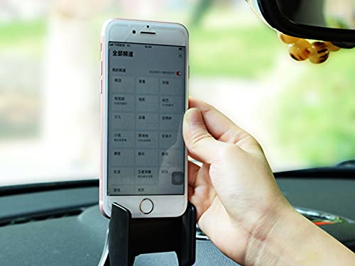 Interior Accessories - Phone Holder Mount Smartphone Adapter Compatible with Mini Cooper F54 F55 F56 F57 F58 F59 - Folding Bracket 2014-2018 (Except Digital Cluster)