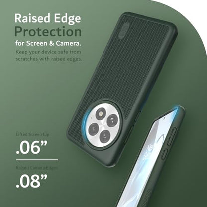 TUDIA MergeGrip for OnePlus 13 Case 5G (2025) - [Military Grade Drop Tested] Dual Layer Shockproof Slim Heavy Duty Tough Cover Phone Cases - Pine Green - color: Pine Green, size: Basic