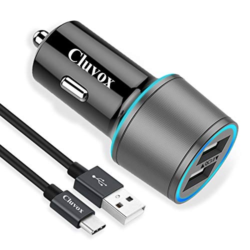 36W Rapid USB Car Charger for Samsung Galaxy S26/S25 Plus/Ultra/A57/A56/A37 - color: Dark Grey, size: 3.3ft cable