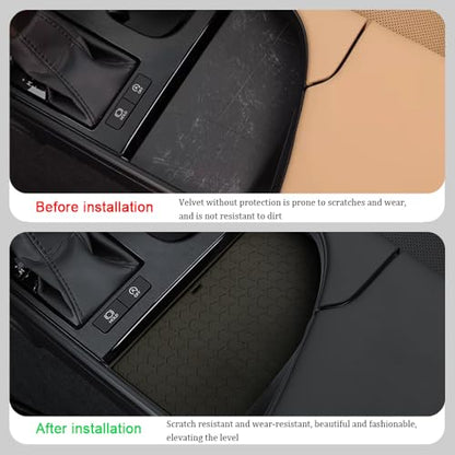 Center Console Mat Wireless Charging Mat Compatible with Lexus ES ES250 ES300h 2022 2023 2024 Car Non Slip Wireless Charger Silicone Cover Pad (Black) - color: Black